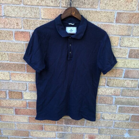 Reigning Champ Lightweight Jersey Polo T Shirt Medium - Picture 4 of 6